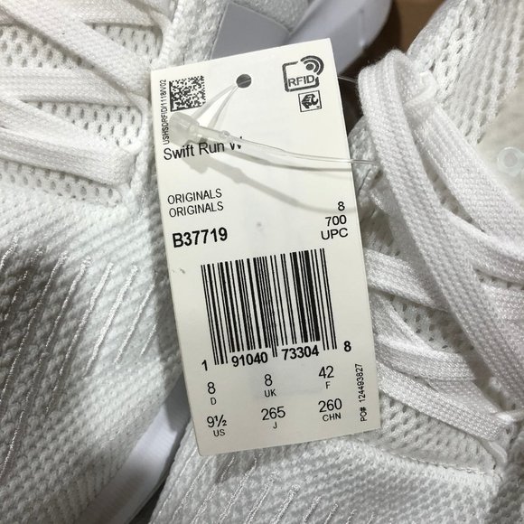 adidas Swift Run Women's White Trainers - Picture 12 of 15